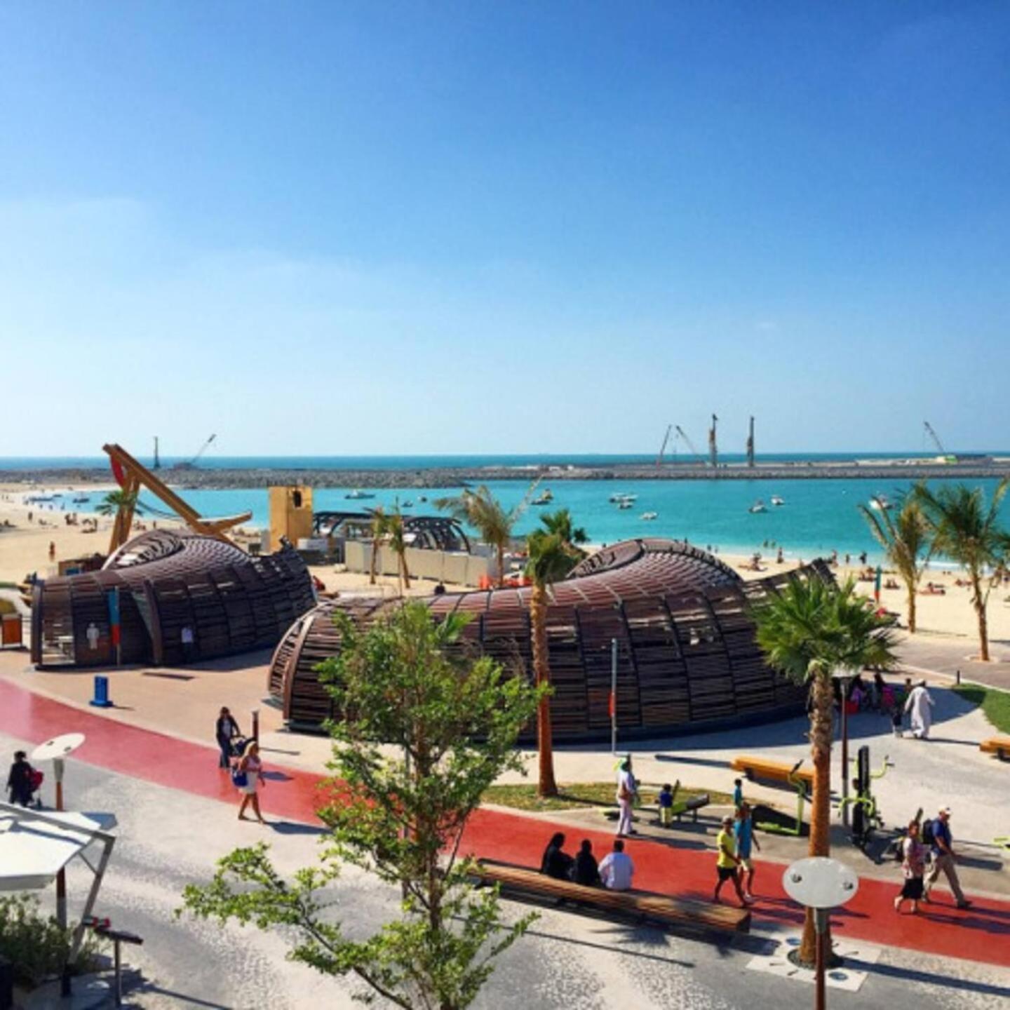 Premium 3Br! Partial Sea-View - Amwaj Appartement Dubai Buitenkant foto